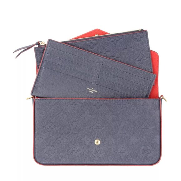 LOUIS VUITTON Shoulder Bag Monogram Ann Platt Chain Pochette Felice used - Picture 8 of 8